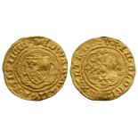 Edward III - Pre Treaty Gold Quarter Noble