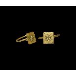 Medieval Gold Ring with Crusader Cross