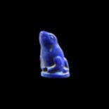 Egyptian Lapis Lazuli Frog Amulet