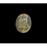 Western Asiatic Style Cameo of a Persian King