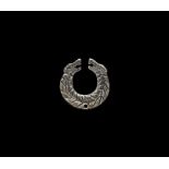 Post Medieval Viking Style Silver Pendant