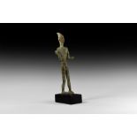 Minoan Grand Tour Statuette of Talos with Stone