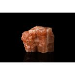 Large Pink Calcite Mineral Specimen