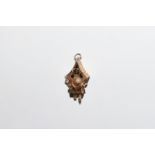 Vintage Gold Cuckoo Clock Charm Pendant