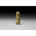 Roman Style Bone Figure Head