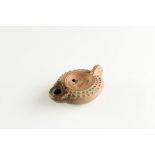 Grand Tour Roman Oil Lamp with Gladiators