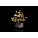 Citrine Mineral Gem Tree