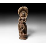 Gandharan Standing Hariti Figure