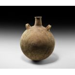 Western Asiatic Holy Land Pilgrim's Flask