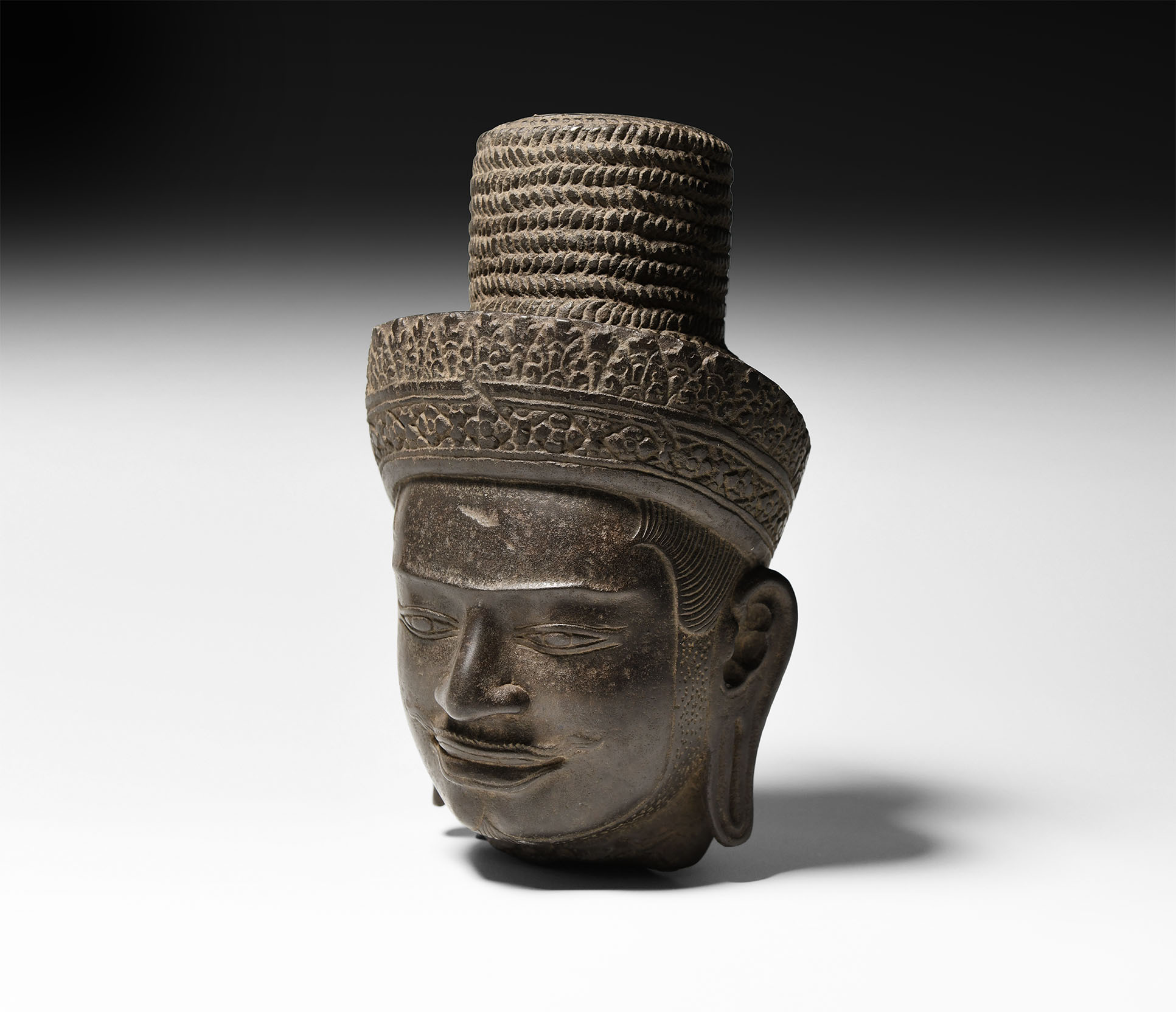 South East Asian Vishnu Statue Head