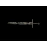 Norman Period Single-Handed Sword with Inlays