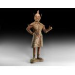 Chinese Tang Guardian Soldier Figurine