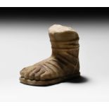 Roman Marble Sandalled Foot