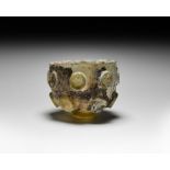 Western Asiatic Sassanian Button Glass Cup