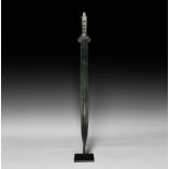 Bronze Age Sword with Notched Hilt