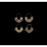 Byzantine Silver Earring Collection