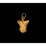 Roman Gold Phallic Pendant