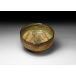 Byzantine Sgraffito Bowl with Figure