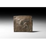 Greek Silver Plaque with Gryphon