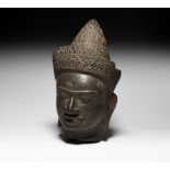 South East Asian Vajradhara Statue Head