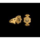 Elizabethan Gold 'BE . HOLD . THE . ENDE' Skull Ring