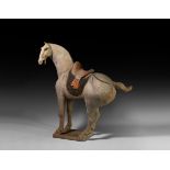 Large Chinese Han Horse Figurine