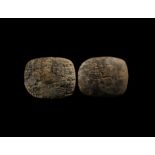 Western Asiatic Akkadian Cuneiform Tablet Relating to Farmland
