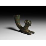 Western Asiatic Lion-Headed Model Rhyton