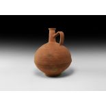 Western Asiatic Nabataean Redware Wine Flagon