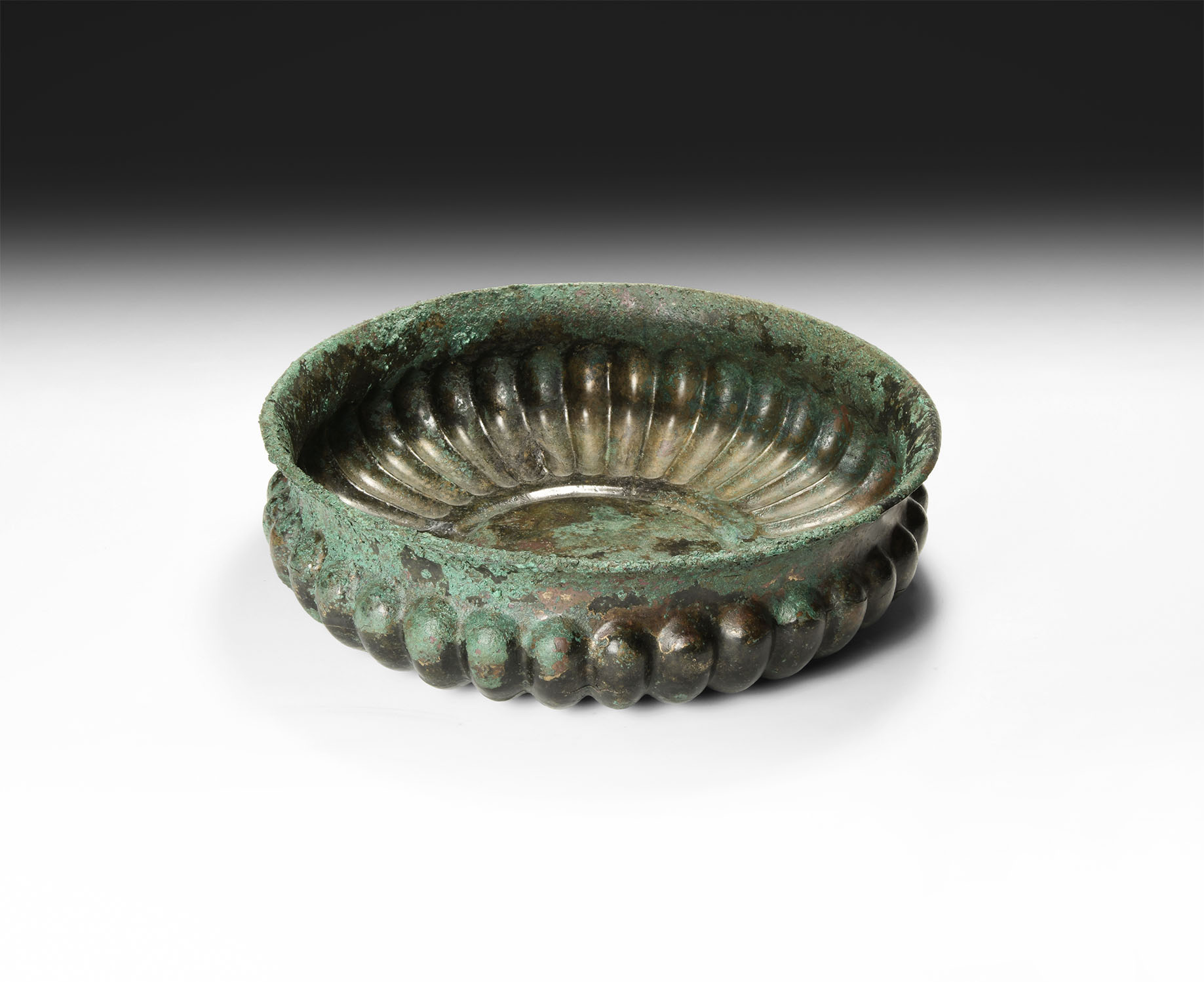 Greek Fluted Libation Bowl