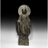 Large Gandharan Standing Buddha