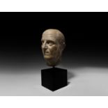 Roman Head of an Emperor or a Military Leader