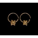 Byzantine Gold Earring Pair