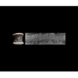 Western Asiatic Mother of Pearl Cylinder Seal