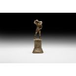 Renaissance Silver 'Drunken Hercules' Statuette