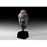 Life Size Gandharan Head of Buddha