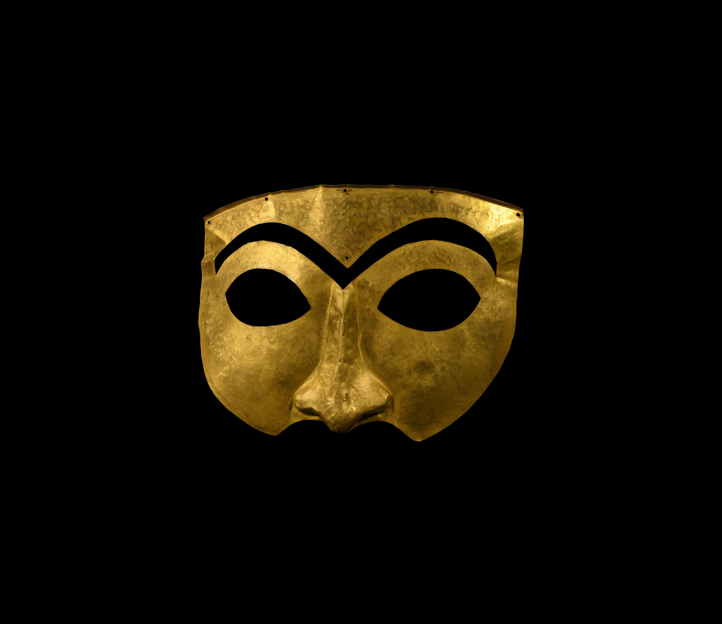 South East Asian Gold Theatrical Mask