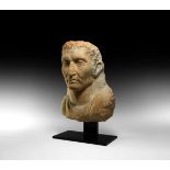 Graeco-Roman Marble Bust of a Noble