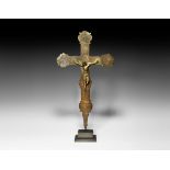 Medieval Gilt Processional Cross