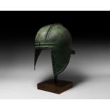 Greek Illyrian Bronze Helmet