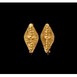 Viking Gold Brooch Pair