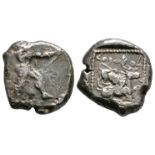 Ancient Greek Coins - Kition - Azbaal - Herakles Stater