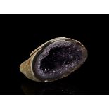 Natural History - Brazil Amethyst Crystal Geode Specimen