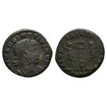 Roman Imperial Coins - Delmatius - Two Soldiers Bronze
