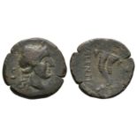 Ancient Greek Coins - Bruttium - Hipponion (as Vibo Valentia) - Juno Semis