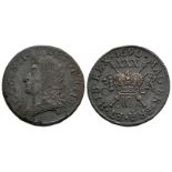 World Coins - Ireland - James II - May. 1690 - Gunmoney Small Halfcrown