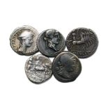 Roman Republican Coins - Mixed Denarii [5]