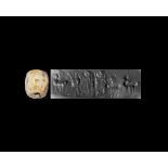 Western Asiatic Figural Cylinder Seal