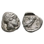 Ancient Greek Coins - Attica - Athens - Owl Tetradrachm