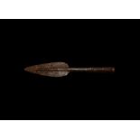 Iron Age Celtic Socketted Spearhead